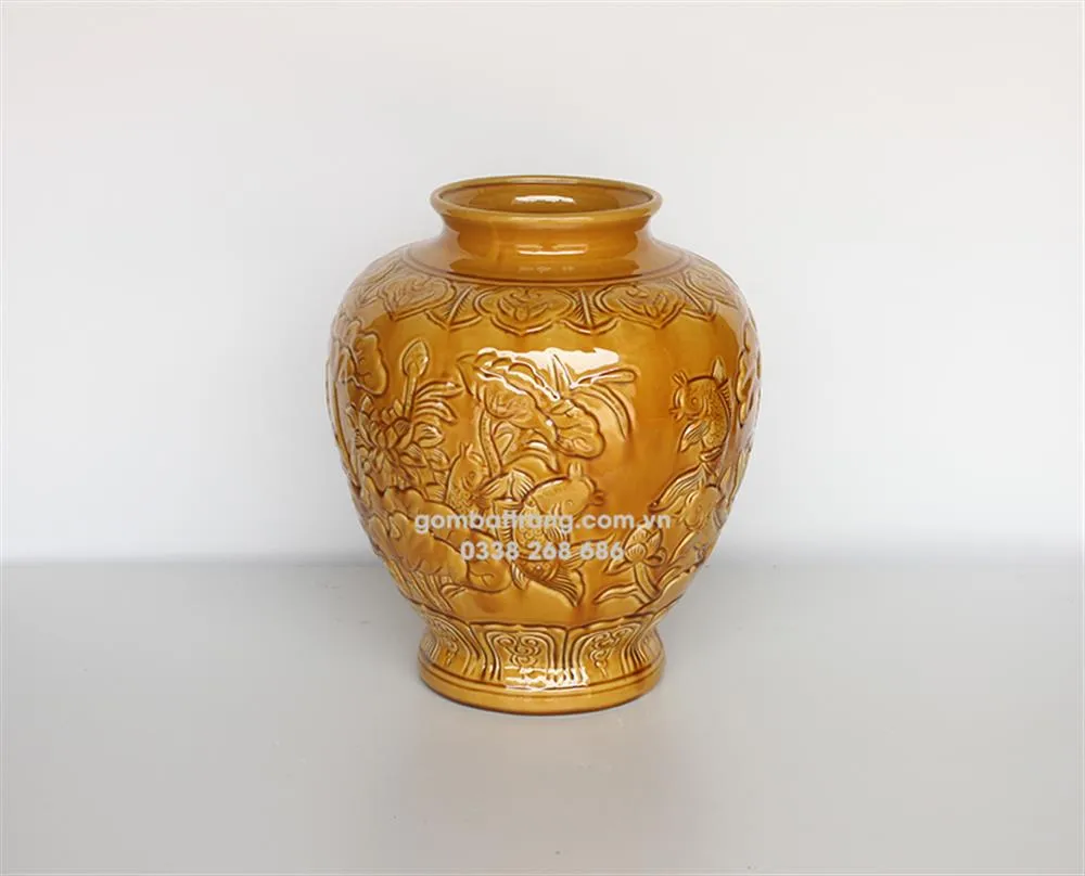 Bình cắm hoa gốm sứ Bát Tràng